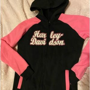 Harley Davidson girls fleece jacket